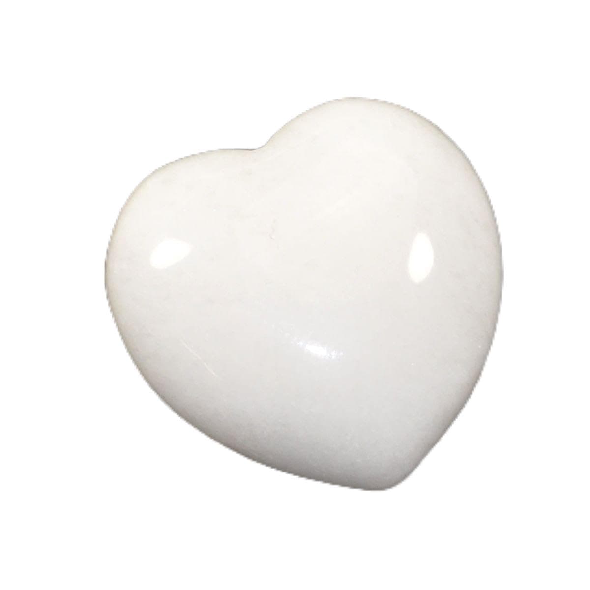 Heart Stone Heart Snow Resin 25 mm