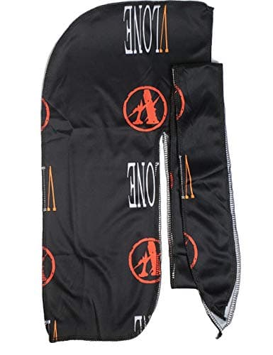 Richagga Apparel Women & Men's Customs Designer Durag,Fashion Premium Durags Basic and Limited Edition,Exclusive Wave Cap (V Lone)