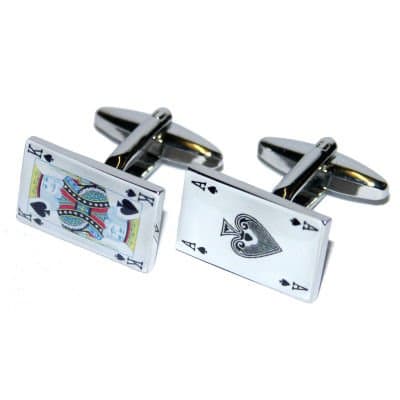 Quality BlackJack Cufflinks