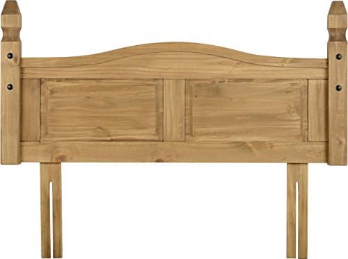 Seconique Corona Headboard, Distressed Waxed Pine, 147.5 x 8 x 112 cm