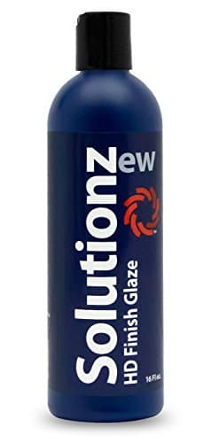 New Solutionz HD Finish Glaze - Revitalize Your Vehicle’s Finish by Hand or Machine - Formulated Wax with Conditioning Oils to Add Depth of Color