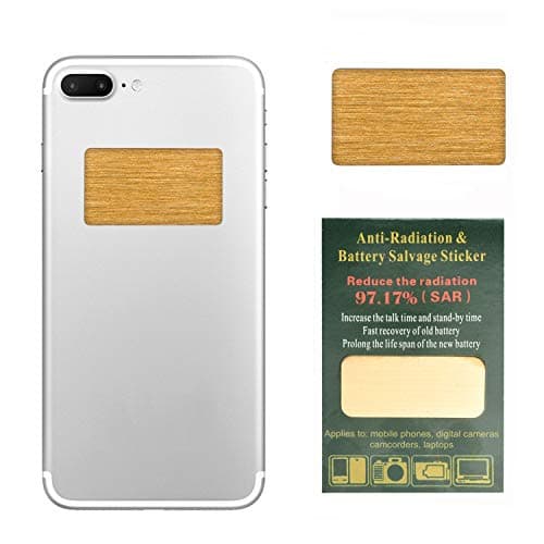 2 Pack - EMF Protection Cell Phone Anti Radiation Protector Sticker, Negative Ions EMF Blocker for Mobile Phones,Laptop and All Electronic Devices