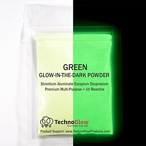 Green Glow in the Dark & UV Powder - Waterproof 45-60 Microns (1 LB)