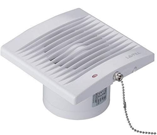 6" Inch 110V 18W Wall Mounted Exhaust Fan Ventilation Fan Exhaust Fan with Drawstring Switch Shutter Mounted exhuast Fan