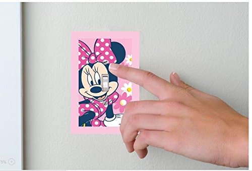 Minnie Mouse pink and white Lightswitch covers- Minnie bedroom decor