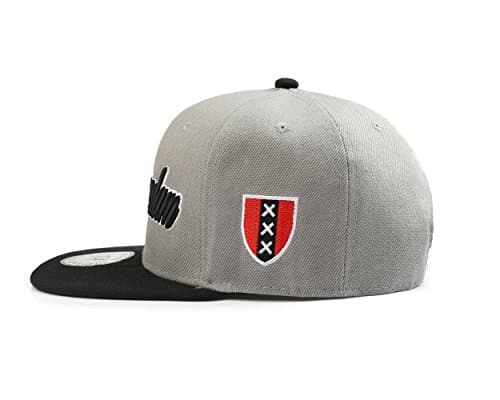 True Heads Amsterdam Grey and Black Snapback Baseball Cap