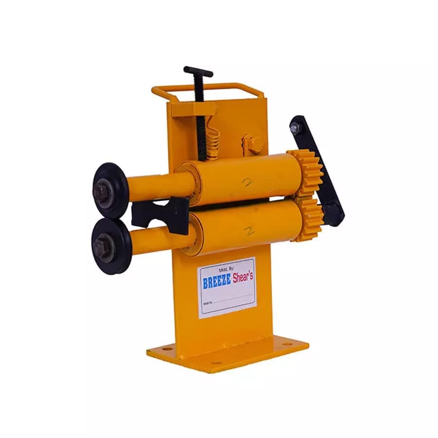 Breeze Shears Hand Operated Grooving Machine Lite, Steel Sheets Groove Making Machine with Handle, Blue - Set of 1