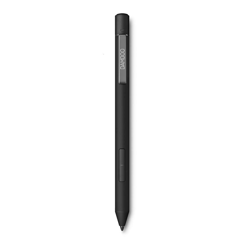 Wacom Bamboo Ink Plus: Rechargeable Active Stylus with 4096 levels of Pressure and Detection - Compatible with Windows 10 Stylus Devices, Windows Ink Certification,Black