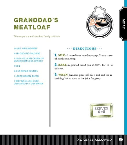 No Girls Allowed: Cookbook for Men Hardcover – April 9, 2013