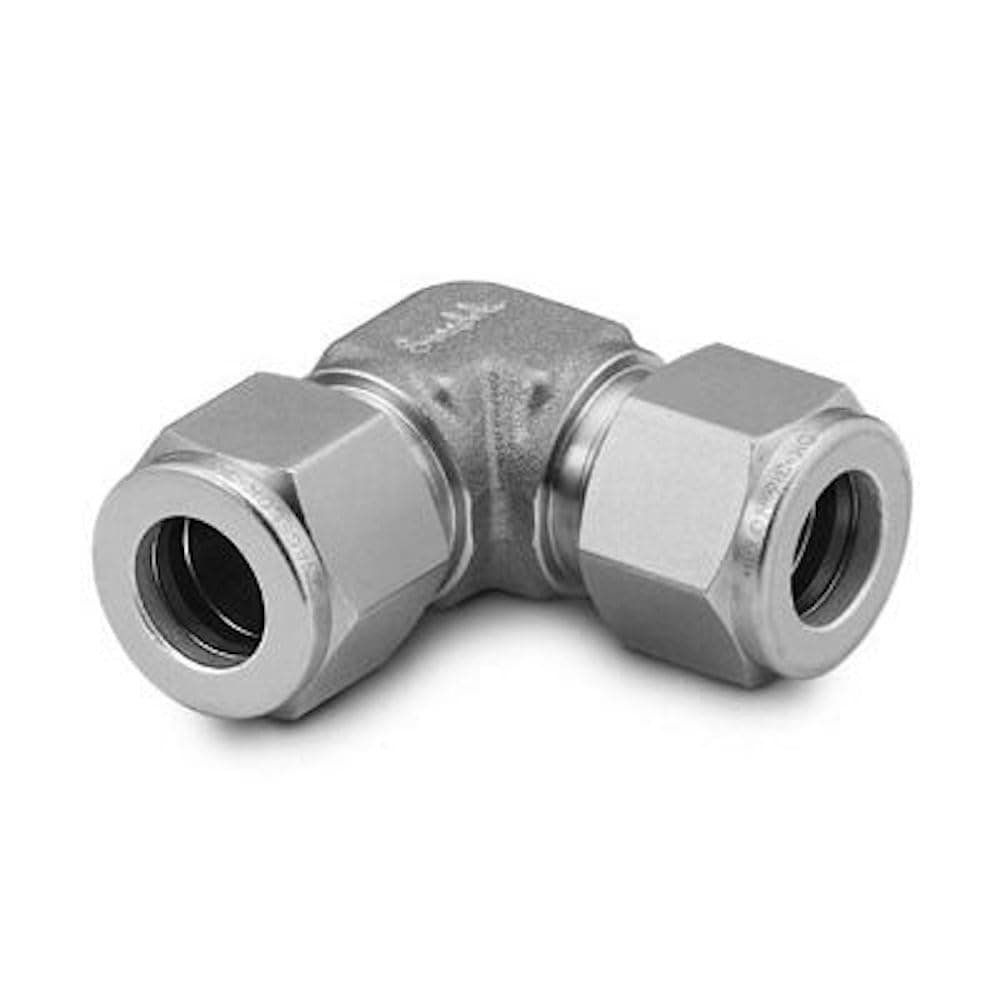 SWAGELOK, SS-600-9, Stainless Steel Swagelok Tube Union Elbow, 3/8 in.
