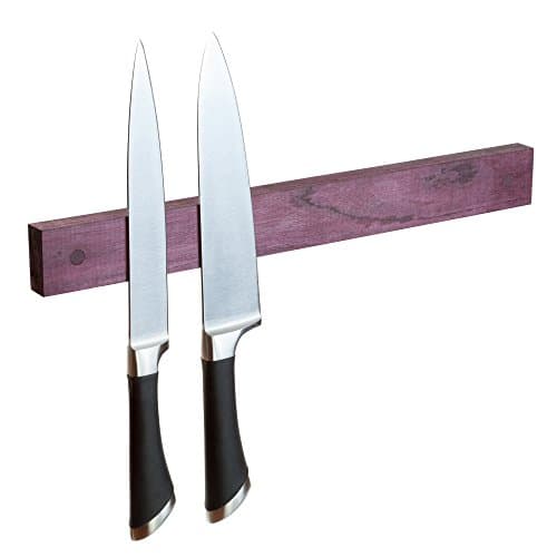 wooDsom Powerful Magnetic Knife Strip, Holder Made in USA (Purpleheart, 16 inches)