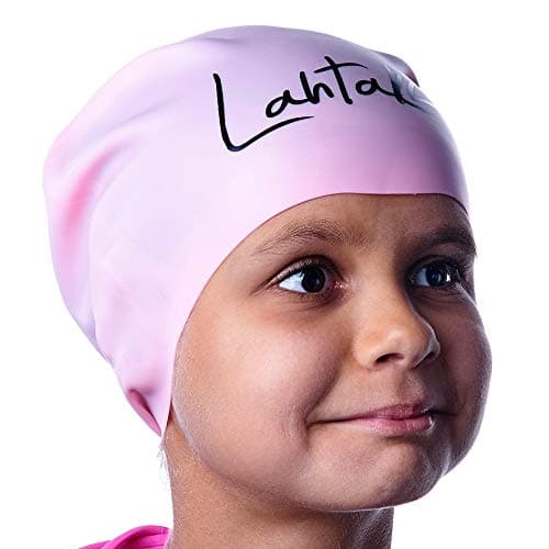 Loose Fit Long Hair Swim Caps for Kids