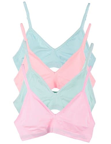 Kalon 4 Pack Convertible Wire Free Bralette Padless