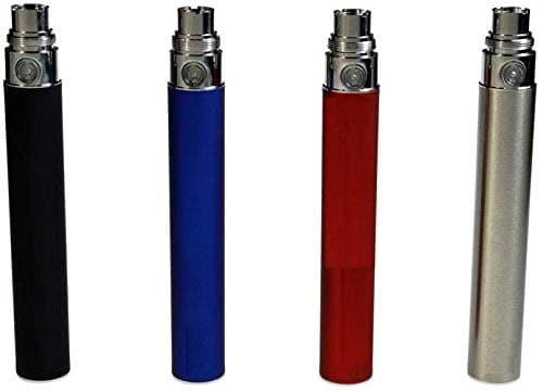 (Pack of 3) eGo 1100mah Capacity Battery eGo- Shisha Pen Battery for CE4 Electronic Cigarette E Cig E-Cigarettes| 510 Thread E-Shisha Hookah E-Cigarette NO Nicotine (Black)