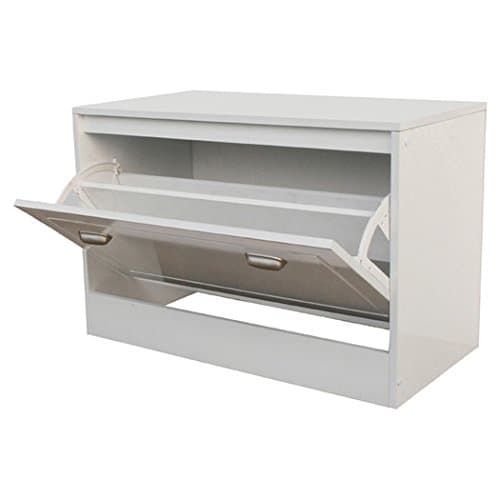 Shoe Storage Cabinet in White