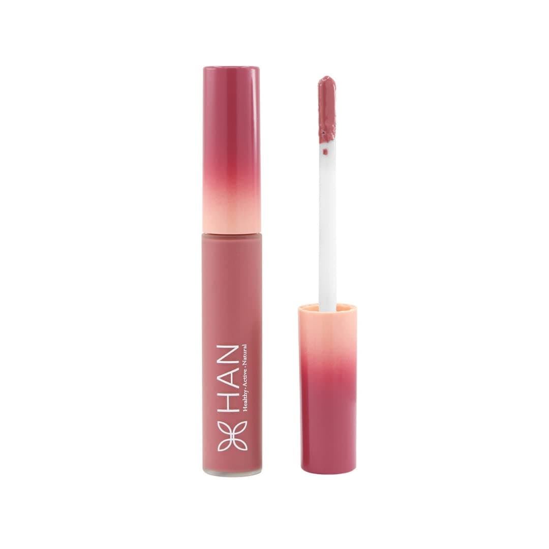 HAN Skincare Cosmetics Vegan, Cruelty-Free, Clean Lip Gloss, Raspberry Chardonnay | With Organic Argan Oil and Shea Butter | 0.23 oz