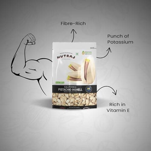 Nutraj California Salted Pista 250gm | Dry Fruit | Pistachios