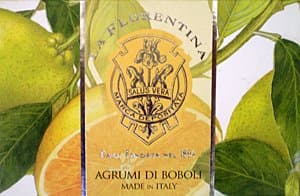 La Florentina Tuscany Agrumi Di Boboli Citrus Luxury Single Soap 10.5 Oz. From Italy