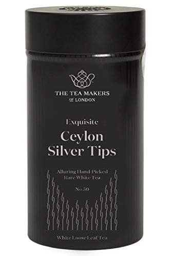 The Tea Makers of London Rare Ceylon Silver Tips Loose Leaf White Tea 50g Caddy