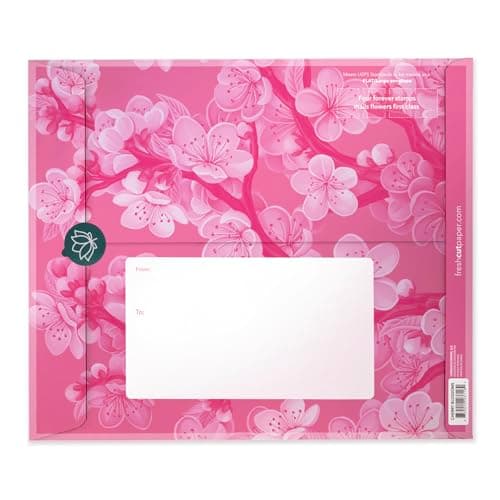 Freshcut Paper Pop Up Cards, 12 inch Life Sized Forever Flower Bouquet 3D Popup Greeting Cards with Note Card and Envelope - Cherry Blossoms