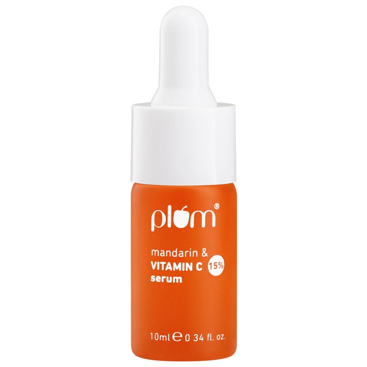 Plum 15% Vitamin C Serum for Glowing Skin | for Oily, Dry & Combination Skin | Reduce Pigmentation & Dark Spot |with Mandarin | Non-Irritating, Hydrating & Soothing | Face Serum for Men & Women | 10ml