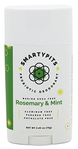 SmartyPits - Natural/Aluminum Free Prebiotic Deodorant (Baking Soda Free) (Rosemary Mint)