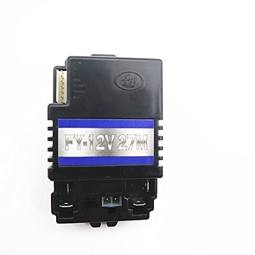 FY 12V 27MHz Receiver Match Remote Control, Control Box Accessory Receiver Remote Controller Signal for Kids Electric Car Children's Electric Ride on Cars Replacement Parts