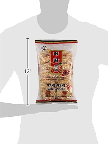 Want Want Hot & Spicy Rice Crackers, 150 g