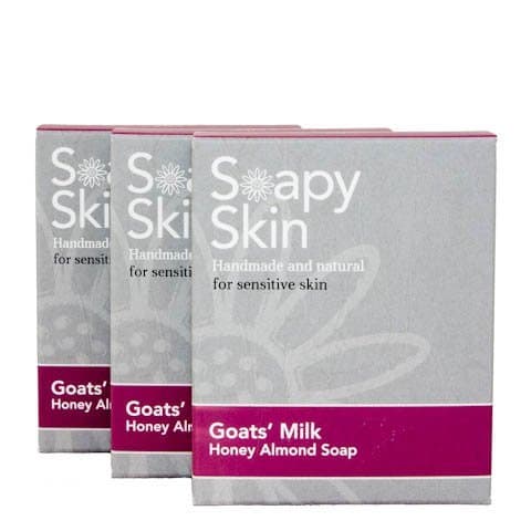 3 Pack - Goats Milk Almond soap - Acne & Itchy Skin