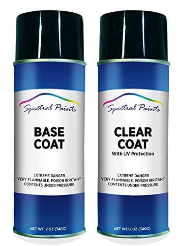 Spectral Paints Compatible/Replacement for Bmw A35 Monaco Blue Metallic 12 oz. Aerosol Spray Paint and Clear Coat