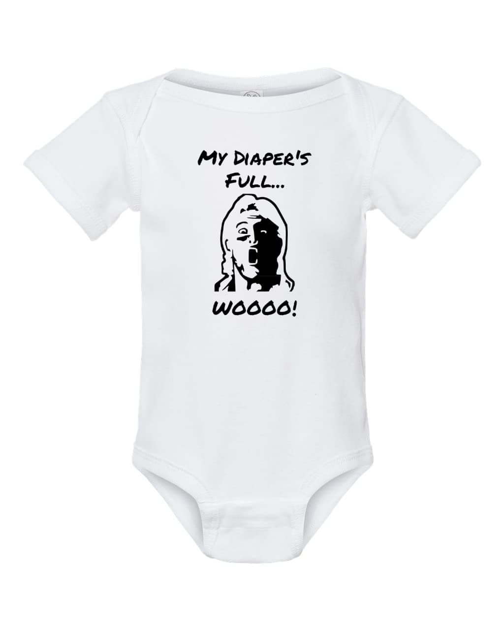 RIC Nature Boy Flair Woooo! Wrestling Parody Infant Baby Onesie White Bodysuit