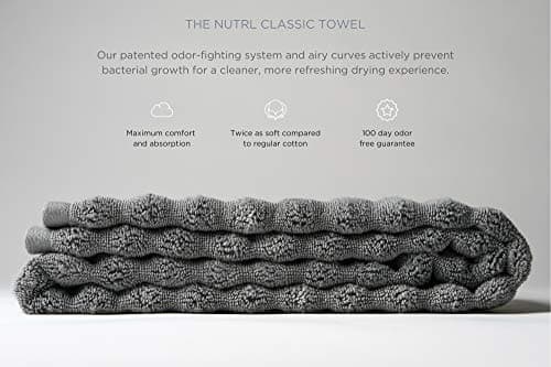 Nutrl Home by Ravel Classic Bath Towel Set - 100% Supima Cotton (Grey) Premium Luxury Bath, Hand, Washcloth Towels