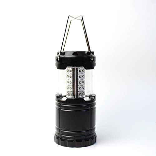 ChenJia LED Camping Lantern,LED Outdoor Flashlights with 3 AA Batteries for Emergency, Hurricane, Storm, Outage(Black)
