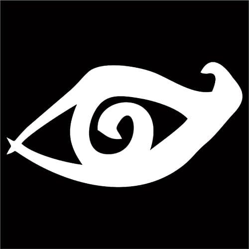 Clairvoyant Sight Rune Decal/Sticker - White 4"