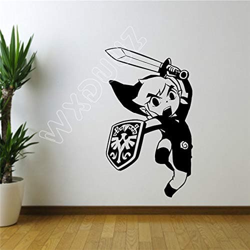 Gadgets Wrap Home Decoration Accessories Legend of Zelda Sticker Wall Room Decor Art Poster Gaming Vinyl Decal DIY Mural Nursery Kids B406