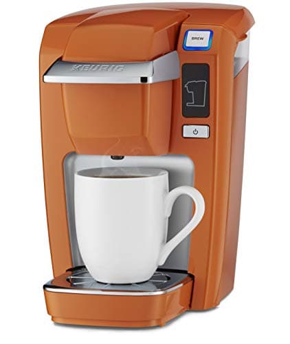 Keurig K15 Coffee Maker, Single Serve K-Cup Pod Coffee Brewer, 6 to 10 oz. Brew Sizes, Burnt Orange
