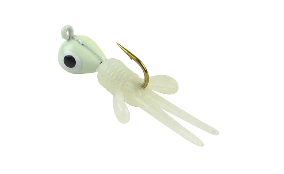 Berkley PCAM132H-GW Power Bait Micro Atomic Mite Bait, (Glow White, 3/4-Inch, 1/32 Oz.)