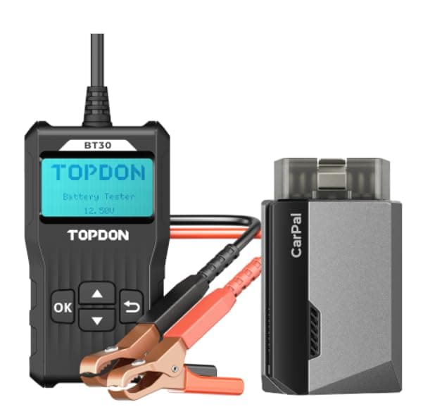 OBD2 Scanner Bluetooth, TOPDON SmartDiag Mini Code Reader, Car Diagnostic Tool with All System Diagnosis, Oil Reset/SAS/BMS/DPF/ABS Bleeding/Injector Coding/Throttle, AutoVIN for DIYers