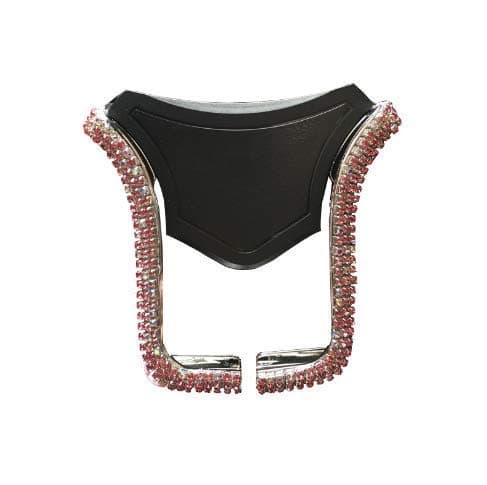 ICHE Universal Car Phone Holder Bling Rhinestone Crystal Phone Bracket for Car Air Vent Mount Clip, Stylish Sparkling Shiny Cell Phone Holder for iPhone / Samsung Car Holder (AB Pink)