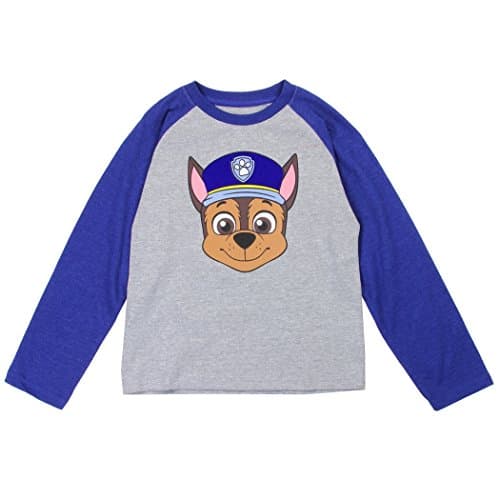 Paw Patrol Toddler Little Boys Chase Face Long Sleeve Shirt