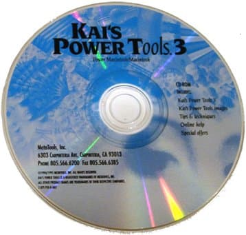 KPT 3 Kai's Power Tools 3 - MetaCreations (Mac)