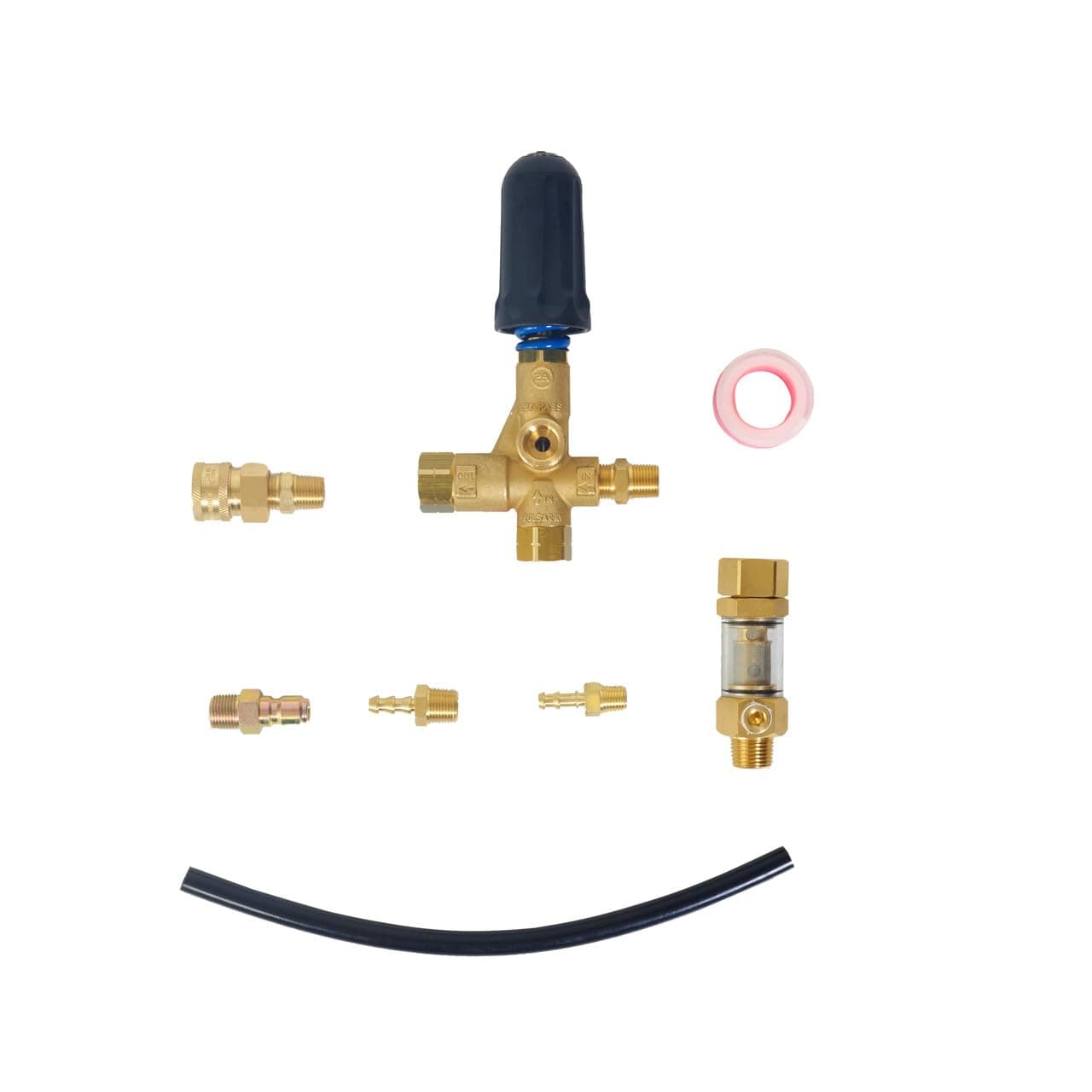P.A. Power Washer Unloader Valve Fully Plumbed Kit Pulsar 4/Rv – 4050 PSI 10.5 GPM