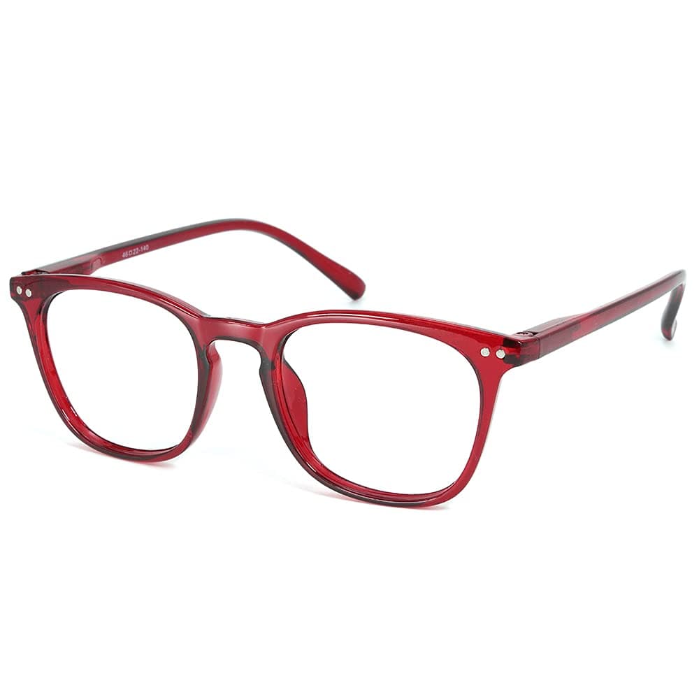JiSoo Reading Glasses Women/Men Designer Readers, Ladies Reading Glasses with Spring Hinge