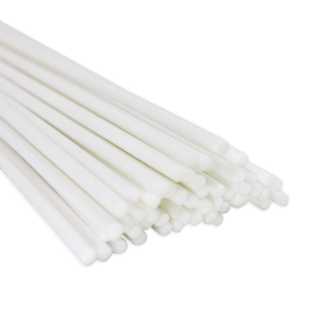 Feel Fragrance Reed Diffuser Sticks Replacement Fiber Sticks 12 X 0.12 Inches White(60pcs)