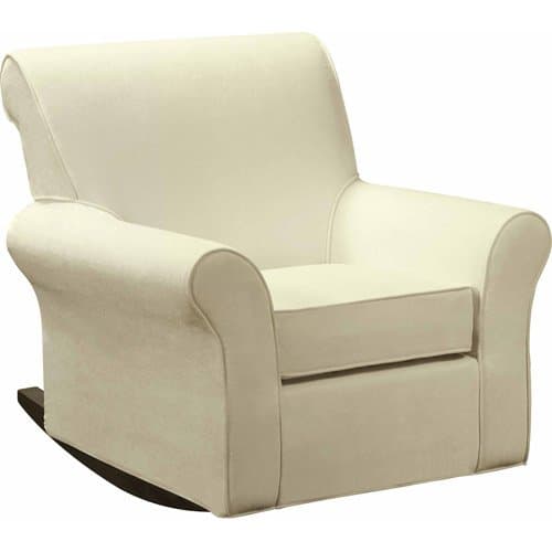 Dorel Rocker Slipcover - Beige - Nursery Furniture - Living Room Furniture's - Chair - Clean Using a Dry Foam Upholstery Cleaner - Provides Peace of Mind of Knowing That Accidental Spills Won't Be Costly