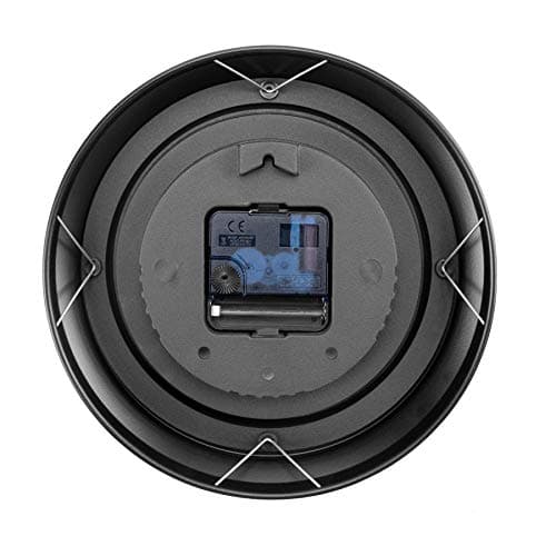 Lumuasky Small Wall Clock, 8 Inch Vintage Wall Clock, Battery Operated Retro Silent Non-Ticking Round Quartz Decorative Clock for Bathroom Living Room Kitchen Bedroom Office School