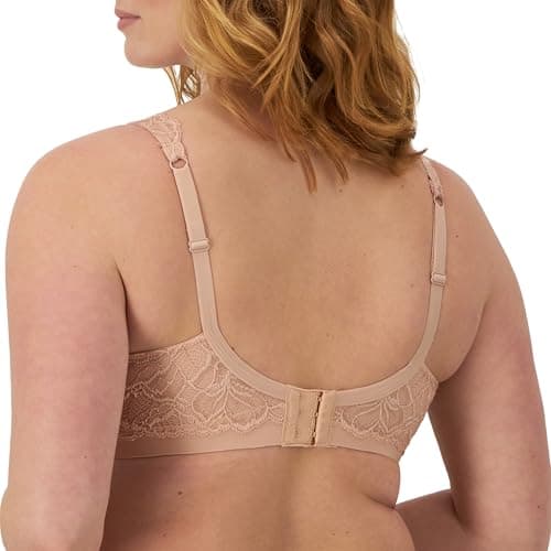 Bali Women's Lace Desire Underwire Bra, Full-Coverage Lace Bra with Underwire Cups