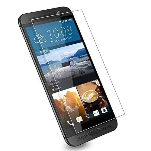 HTC ONE M9 Screen Protector 3 Pack, WEOFUN Tempered glass Screen Protector for HTC ONE M9 Glass Film - Transparent (0.33mm, Ultra Clear)