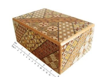 Yosegi Puzzle Box 5 sun 10 steps by Japanese Puzzle Boxes