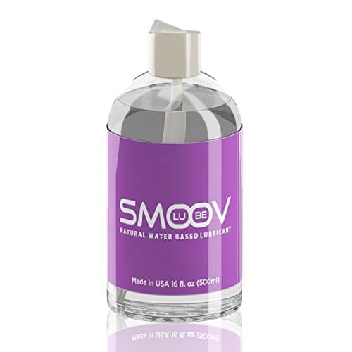 SMOOVlube Lubricant - Lube for Men and lube for Women Size 16oz - Natural Waterbased Lubricant - Ideal Vaginal Moisturizers - Made in USA